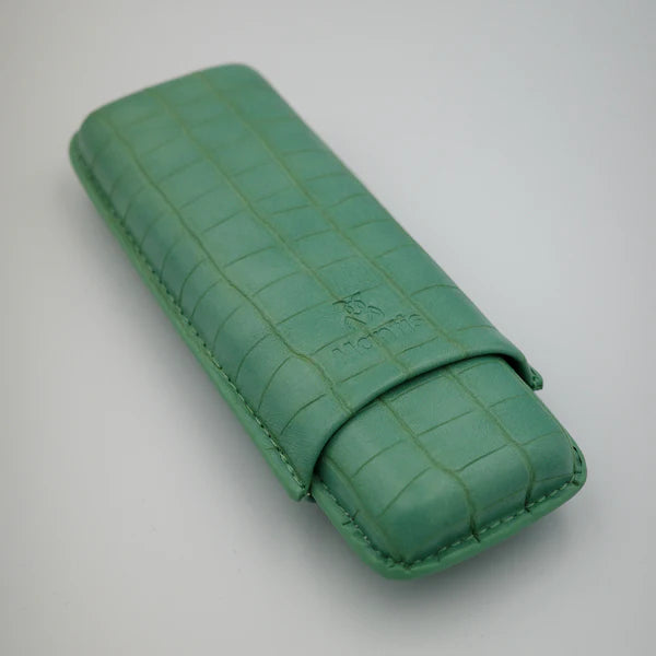 NeoCase Croc Collection 2 Cigar Case - Croc Mint - 01